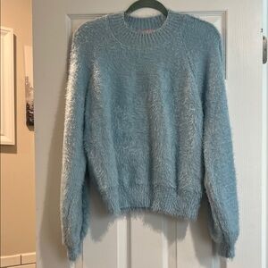 Show Me Your MuMu Cozy Vienna Blue Sweater